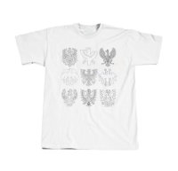 Frankfurt Adler Weiss Backprint T-Shirt