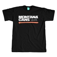 Montana T-Shirts - Typo+Logo Underline Black Shrimp M