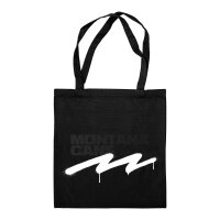 Montana Cotton Bags - Logoline Monochrome - Black