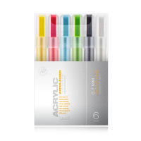 Montana ACRYLIC Marker Set 0.7mm 6er Extra Fine
